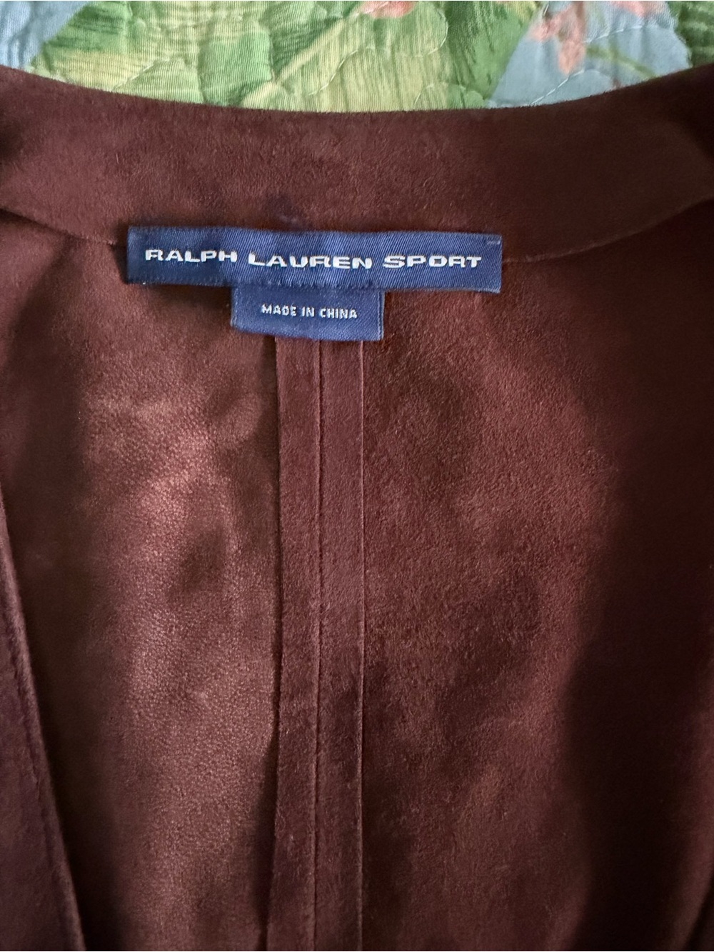 Ralph Lauren Sport Leather Blouse M - Picture 2 of 8